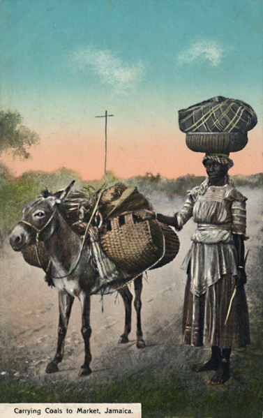 'Carrying Coals to Market, Jamaica', early 20th century. Creator: Unknown.