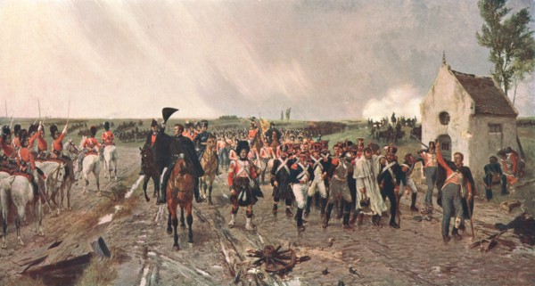 'Wellington's March from Quatre Bras to Waterloo', 1815, (c1878), (c1902).  Creator: Unknown.
