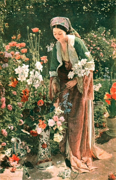 'In the Bey's Garden', 1865, (c1902).  Creator: Unknown.