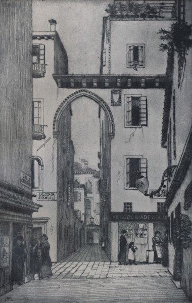 'Calle Crosera', 1913, (1925). Creator: Sydney Vacher.