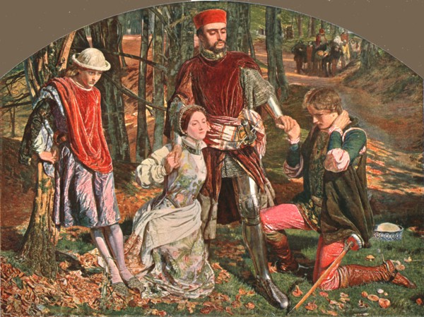 Scene from The Two Gentlemen of Verona, 1851, (c1902).  Creator: Unknown.