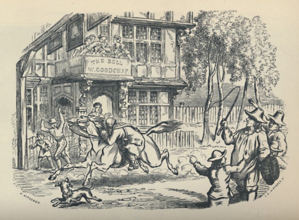 'John Gilpin Passing The Bell, Edmonton', (c1950). Creator: JG Whymper.