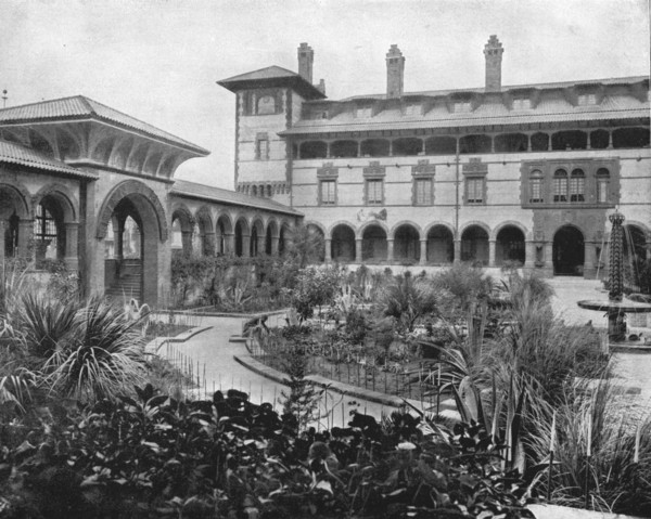 Court of Ponce de Leon, St. Augustine, Florida, USA, c1900. Creator: Unknown.