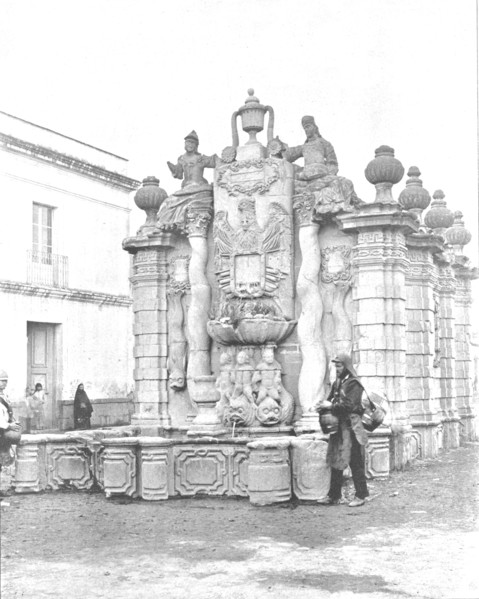 Fountain of the Falling Waters, Mexico City, Mexico, c1900.  Creator: Unknown.