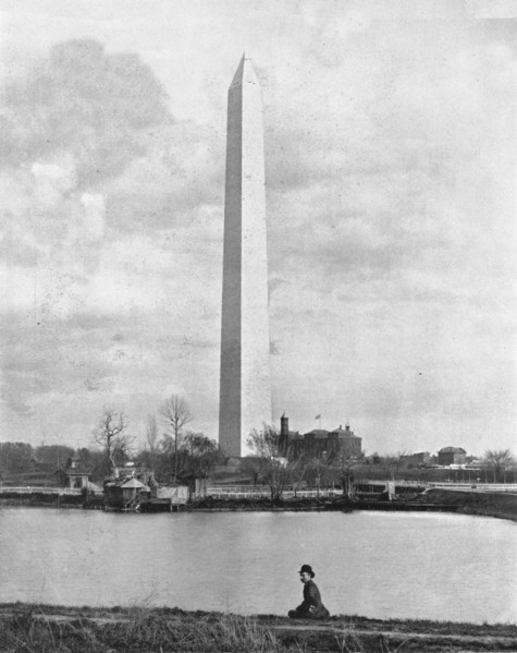 Washington Monument, Washington DC, USA, c1900. Creator: Unknown.