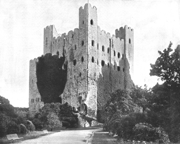 Rochester Castle, 1894. Creator: Unknown.