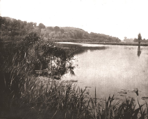 Hurley Reach, River Thames between Bisham and Medmenham, Buckinghamshire, 1894. Creator: Unknown.