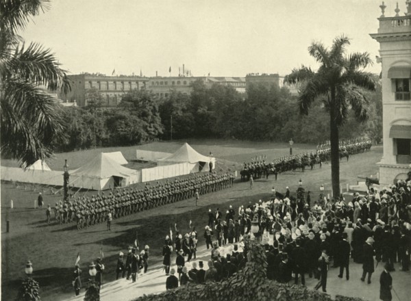 'Second Arrival of Lord Curzon at Government House, 1904', (1925). Creator: Unknown.
