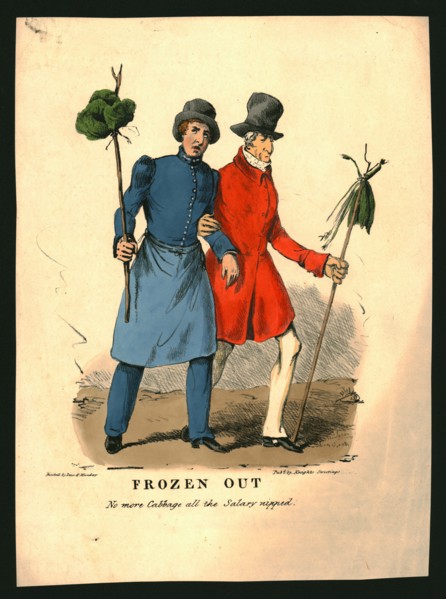 'Frozen Out', c1830. Creator: Unknown.
