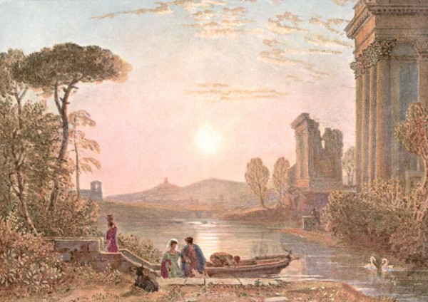 'Classical Landscape', (c1900).  Creator: Unknown.