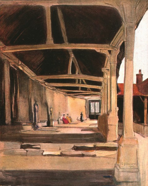 'The Cloisters, Montevilliers', c1900. Creator: Unknown.