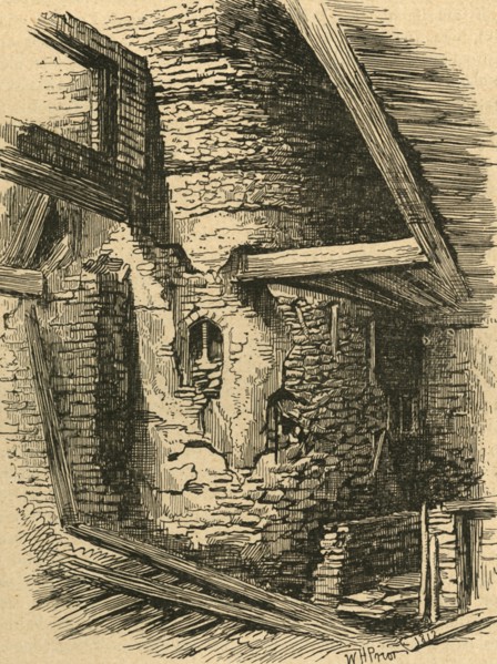'Part of Old London Wall near Falcon Square, 1870', (1897). Creator: Unknown.