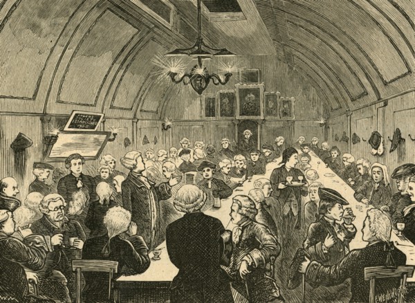 'Coger's Hall, from an old print', 1897. Creator: Unknown.