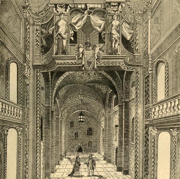 'Interior of the Duke's Theatre', c1673, (1897). Creator: Unknown.