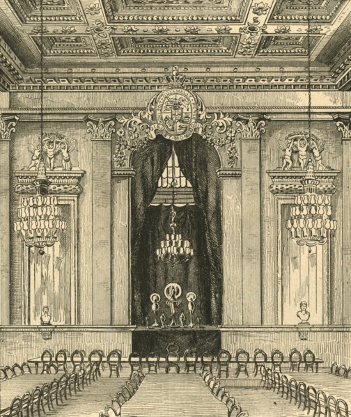 'Interior of Goldsmith's Hall, 1876', (1897). Creator: Unknown.
