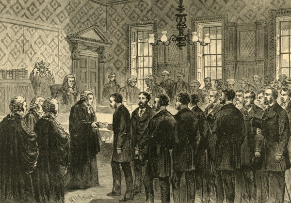 'Trial of the Pix', 1897. Creator: Unknown.