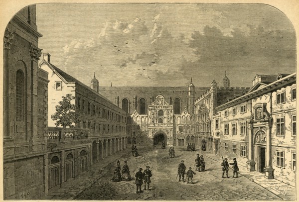 'Old Front of Guildhall', c1725, (1897). Creator: Unknown.