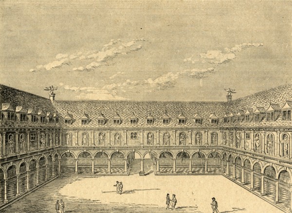 'Inner Court of the First Royal Exchange', (1897). Creator: Unknown.