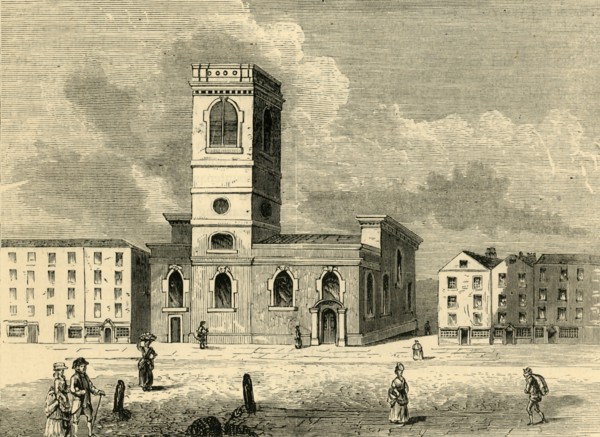 'The Church of Allhallows the Great in 1784', (c1872). Creator: Unknown.