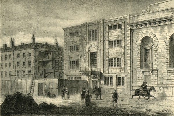'The Old Post Office, in Lombard Street, about 1800', (c1872). Creator: Unknown.