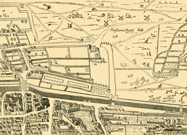 'Cripplegate and Neighbourhood', (c1872). Creator: Unknown.