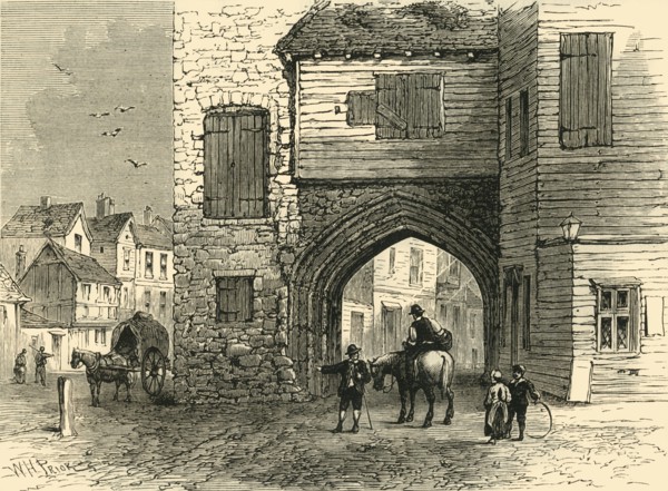 'Priory of St. Mary Overy, 1700', (c1878). Creator: Unknown.