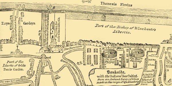 'Plan of Bankside, Early in the Seventeenth Century', (c1878). Creator: Unknown.