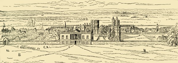 'Old View of Greenwich Palace. (After Hollar.)', (c1878). Creator: Unknown.