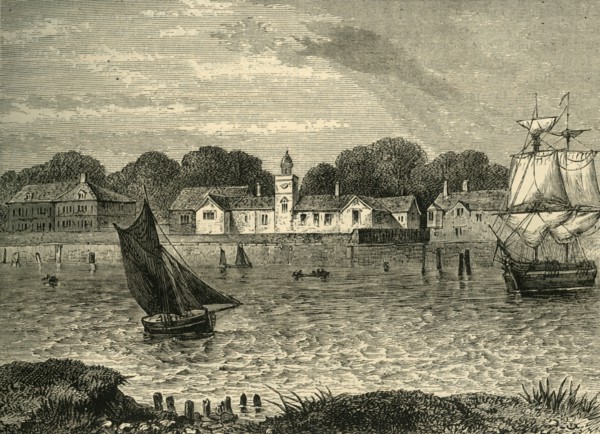 'The Duke of Norfolk's Almshouses, in 1796', (c1878). Creator: Unknown.