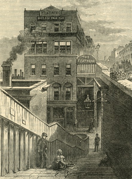'The Houses in Waterloo Bridge Road', (c1878). Creator: Unknown.