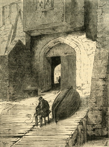 'Old Whitehall Stairs', (c1878). Creator: Unknown.