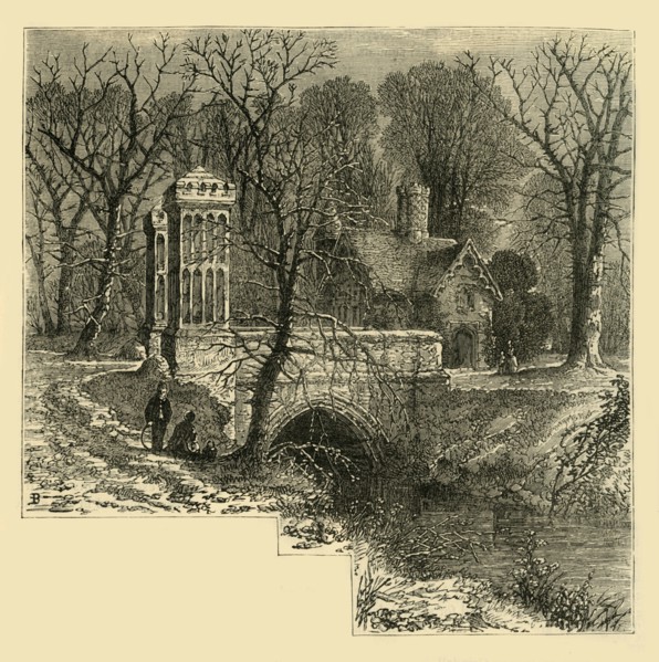 'The Moat, Fulham Palace', (c1878). Creator: Unknown.