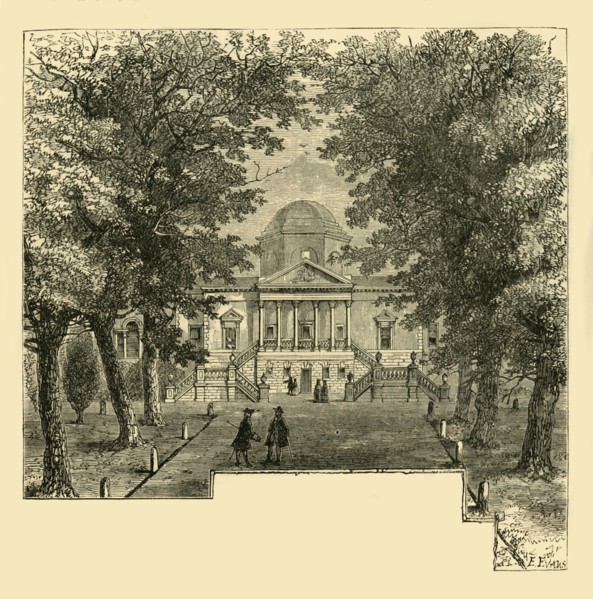'Chiswick House, in 1763', (c1878). Creator: Unknown.