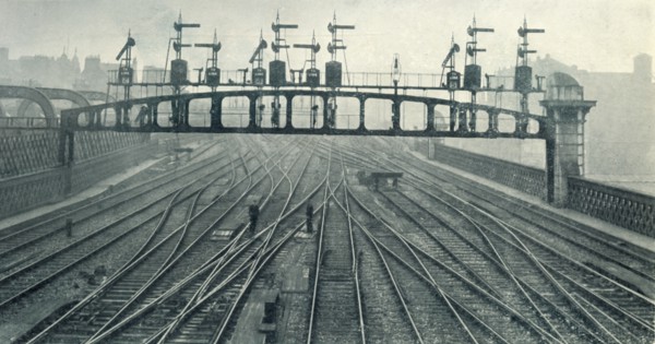 'A Bridge of Signals', 1922. Creator: Unknown.