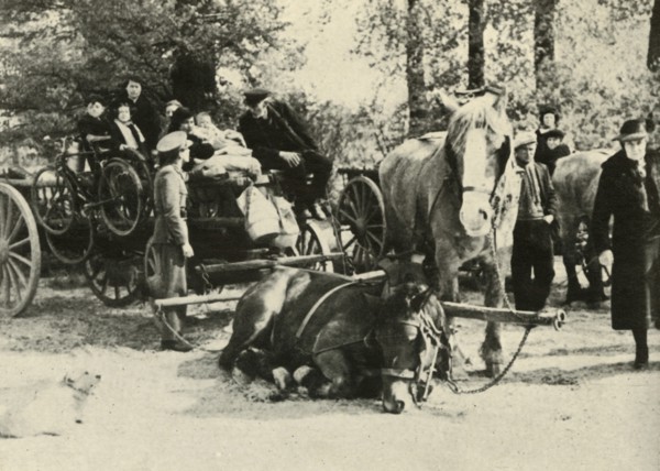 'Belgian Refugees on the Road', 1939-1940, (1941). Creator: Unknown.