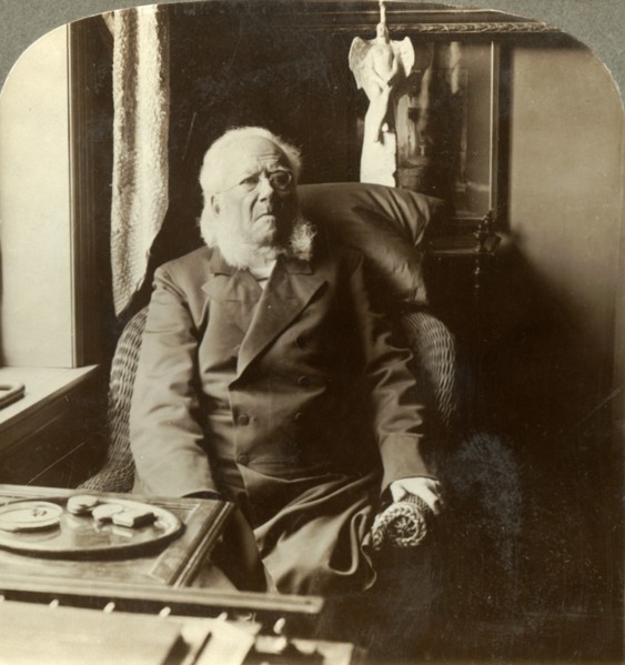 'Henrik Ibsen, the poet to whom all the world pays homage, at home Christiania, Norway', c1905. Creator: Unknown.