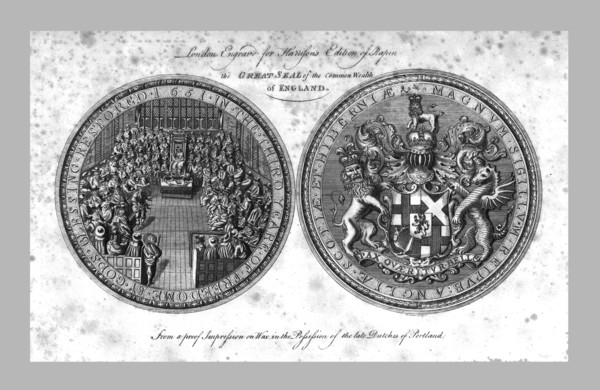 'The Great Seal of the Common Wealth of England', 1785. Creator: Unknown.