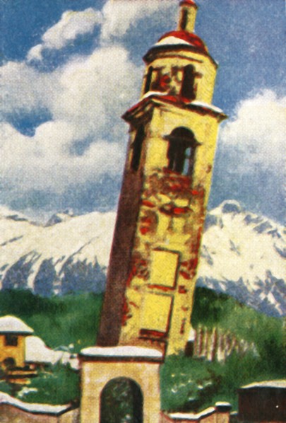 The Leaning Tower of St Moritz, c1928. Creator: Unknown.