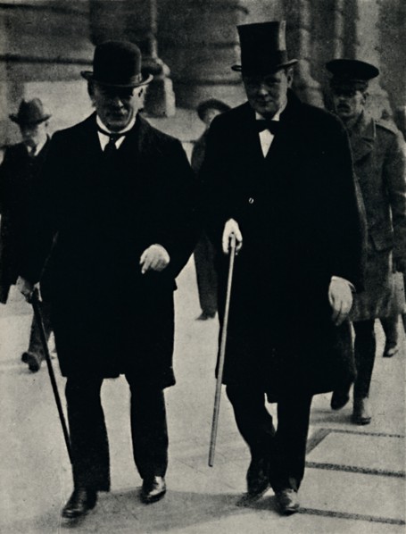 'With David Lloyd George', 1917, (1945).  Creator: Unknown.