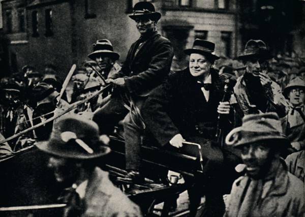 'Churchill in Belfast Again', 1926, (1945). Creator: Unknown.