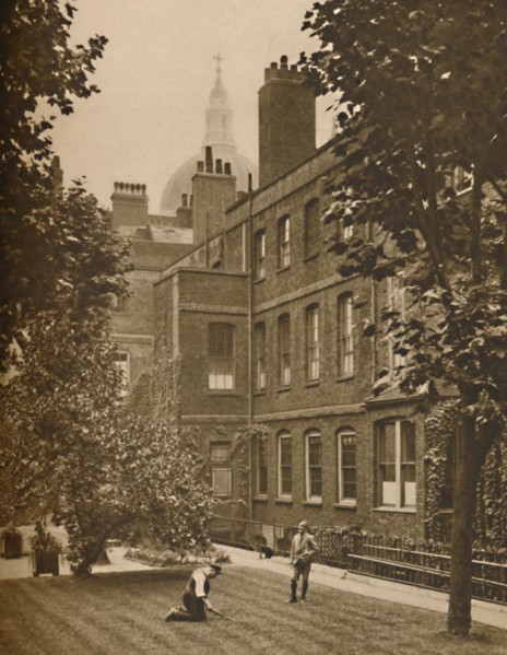 'St. Paul's Dome Brooding Over The Roof-Tops of Amen Court', c1935. Creator: Donald McLeish.