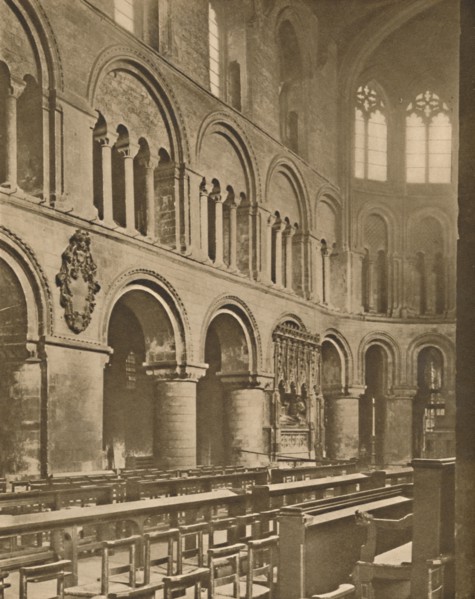 'Within Great St. Bartholomew's: Rahere's Tomb in the Choir', c1935. Creator: Joel.