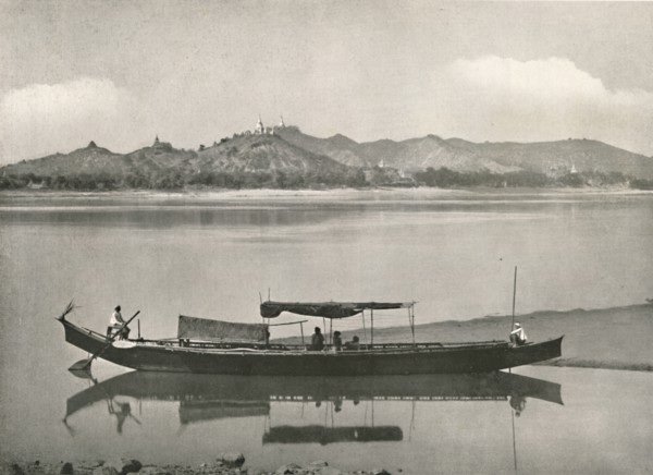 'Sagaing, on the Irrawaddy - every hill top crowned with a Pagoda', 1900. Creator: Unknown.