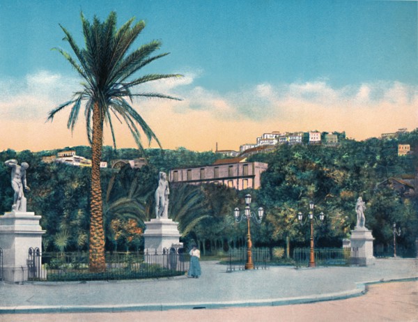 'Napoli - Entrata Villa Comunale', c1900. Creator: Unknown.