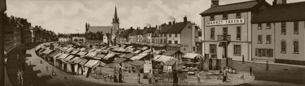 'The Market Place', c1880. Creator: Unknown.