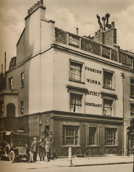 '"The Running Footman", A Picture of the Old Mayfair', c1935. Creator: Donald McLeish.