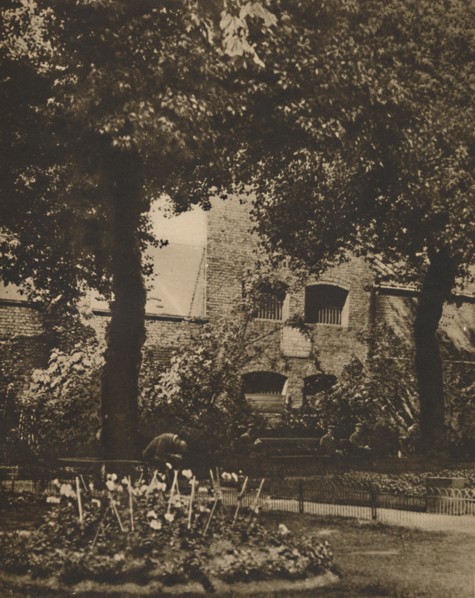 'Site of the Marshalsea Prison from the Churchyard of St. George's, Southwark', c1935. Creator: Taylor.
