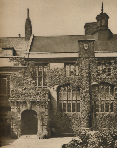 'Great Hall Where The Brothers of the Charterhouse Dine', c1935. Creator: Joel.