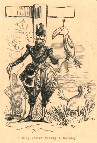 'King James having a Holiday', 1897.  Creator: John Leech.