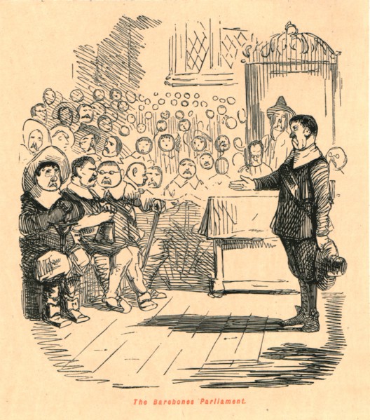 'The Barebones Parliament', 1897.  Creator: John Leech.